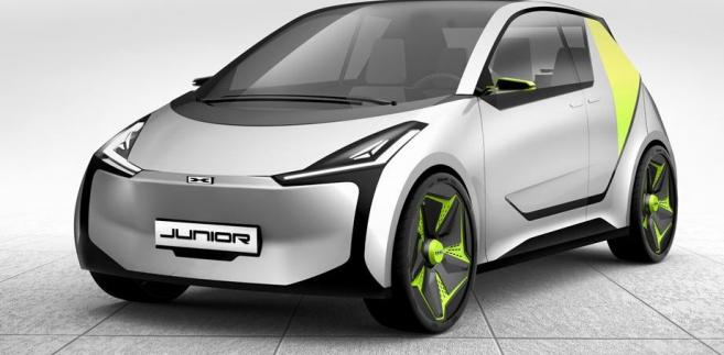 Samochód elektryczny Junior. Projektant Łukasz Myszyńki
