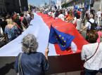 Warszawa: Manifestacja poparcia dla protestujących w Sejmie