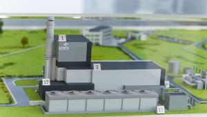 Makieta przyszłej elektrociepłowni we Włocławku (Mat. Orlen)