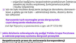 Zamieszania z doręczaniem przesyłek sądowych ciąg dalszy