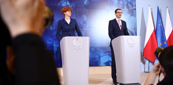 Elżbieta Rafalska i Mateusz Morawiecki